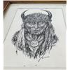 Image 2 : Ron Foreman Montana Indian Charcoal Drawing