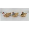 Image 1 : Mexican Folk Art Corn Husk Chickens