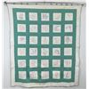 Image 1 : Antique Embroidered Flowers Quilt