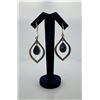 Image 2 : Sterling Silver Lapis Lazuli Earrings