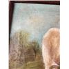 Image 5 : Ettore Caser Oxen Oil on Canvas Painting