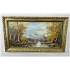 Image 1 : Large Mid Century Landscape Painting