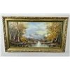 Image 1 : Large Mid Century Landscape Painting