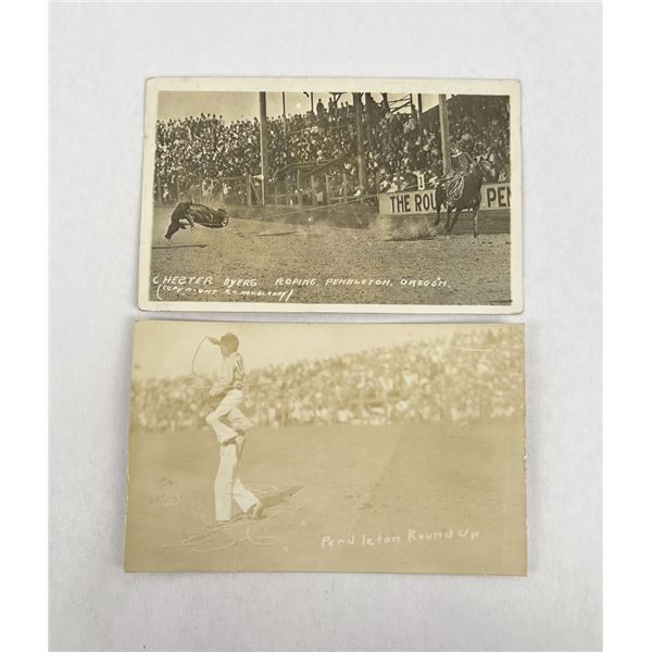 Pendleton Rodeo RPPC Real Photo Postcards