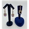 Image 2 : Sterling Silver Amethyst Jewelry Suite