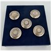 Image 1 : Navajo Sterling Silver Button Covers