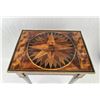 Image 2 : Antique Compass Rose Inlaid French Table