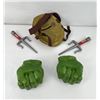 Image 2 : Ninja Turtles Shell Toy and Hulk Hands