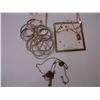 Image 2 : Assorted Jewelry, LED Lights and (2) Collector Spoons