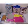 Image 1 : Several Packages of Scrapbooking Materials, Bag of Pencils<Tissue Paper and more as pictured