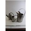 Image 1 : (3) Handmade Watering Cans