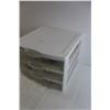 Image 5 : White Plastic Drawers with Costume Jewelry