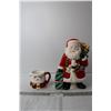 Image 1 : Santa Cookie Jar and Santa Mug