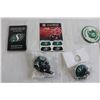 Image 2 : Saskatchewan Roughriders Lot - Bobblehead, Magnet, Stickers, Decal, Schedules, Button