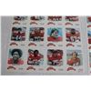Image 2 : Calgary Stampeders 1981 Red Rooster 40-Card Set on (2) Sheets