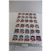 Image 1 : Calgary Flames 1987-88 Red Rooster 20-Card Set on (2) Sheets