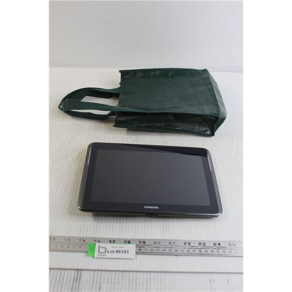 Samsung Tablet 10.1 - Consignor Says, "Works fine, has been reset to factory, battery is weak...