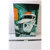 Image 1 : Framed Picture of Coca-Cola Truck - 16" x 24"