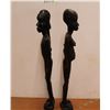 Image 6 : *(2) 36" Carved Wooden Statues