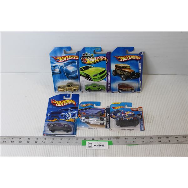 (6) Hotwheels Cars (NIB)