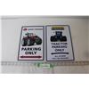Image 1 : (2) Tractor Parking Signs