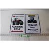 Image 1 : (2) Tractor Parking Signs