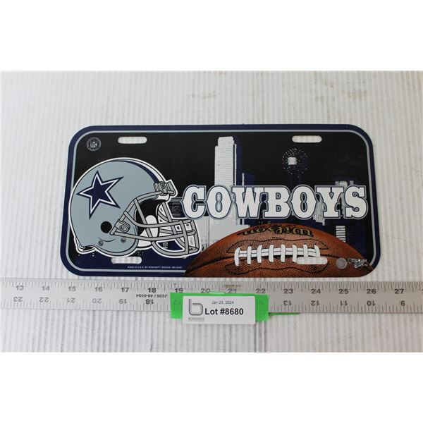 Dallas Cowboys License Plate