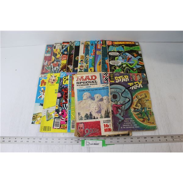 Assorted Comic Books - Batman, Star Trek, MAD