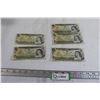 Image 1 : (5) Canadian 1973 $1 Bills