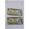 Image 2 : (5) Canadian 1973 $1 Bills