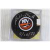 Image 2 : Signed Billy Smith Hockey Puck with Certificate of Authenticity