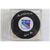 Image 2 : Signed Gump Worsley Hockey Puck with Certificate of Authenticity