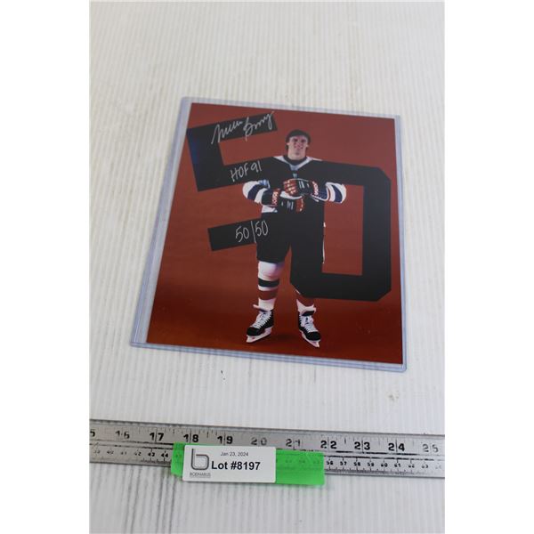 Mike Bossy Signed Picture with Certificate of Authenticity - 10" x 8"