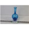 Image 1 : Blue Glass Bud Vase