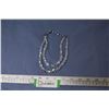 Image 1 : Vintage Double Crystal Necklace