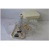 Image 2 : Stand-Up Organizer w/Broken Crystal Necklace - Beads - Misc. Items