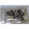 Image 7 : Stand-Up Organizer w/Broken Crystal Necklace - Beads - Misc. Items