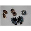 Image 10 : Vintage Clip-On Earrings - Jeweled Butterfly Brooch - Jeweled Ring
