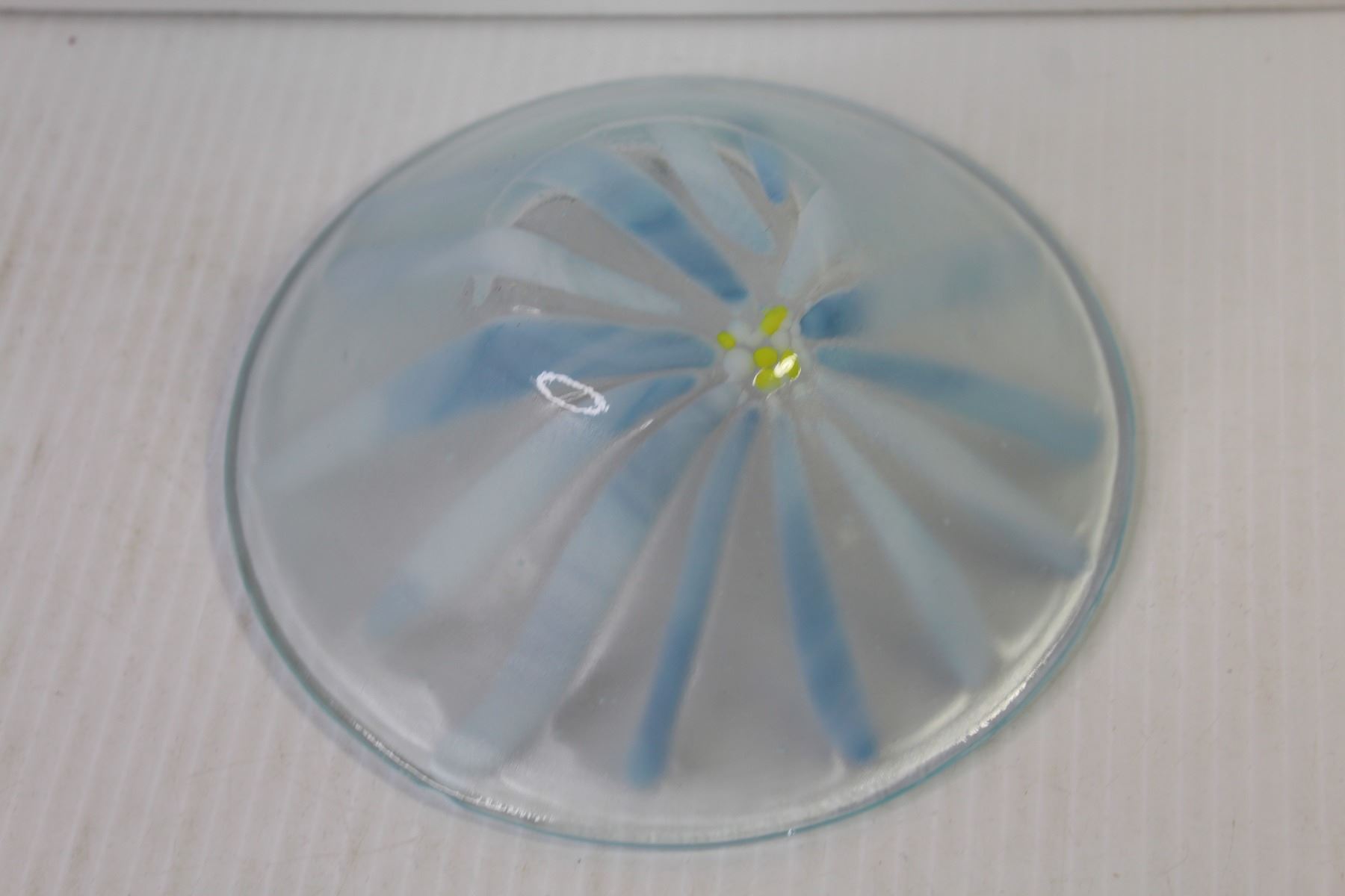 Art Glass Flower Dish - Playboy Garter Belt in Box - Bodnarus Auctioneering Art Glass Flower Dish - Playboy Garter Belt in Box - Bodnarus Auctioneering