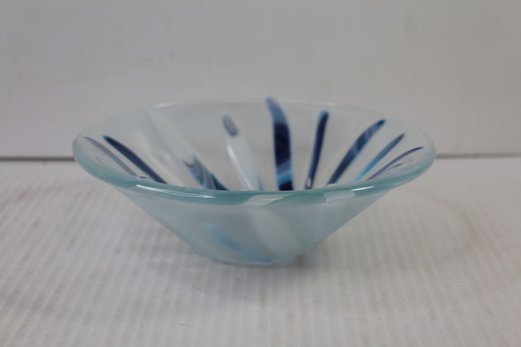 Art Glass Flower Dish - Playboy Garter Belt in Box - Bodnarus Auctioneering Art Glass Flower Dish - Playboy Garter Belt in Box - Bodnarus Auctioneering
