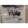 Image 2 : *Framed Print of Horse w/Sleigh (36" x 36")