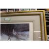 Image 3 : *Framed Print of Horse w/Sleigh (36" x 36")