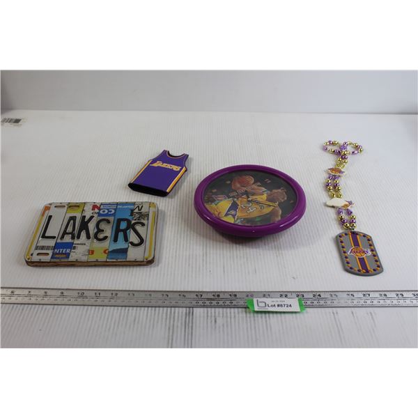 (4) Lakers Merch Pieces