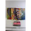 Image 1 : (3) Printed Canvases, Graffiti Women Book
