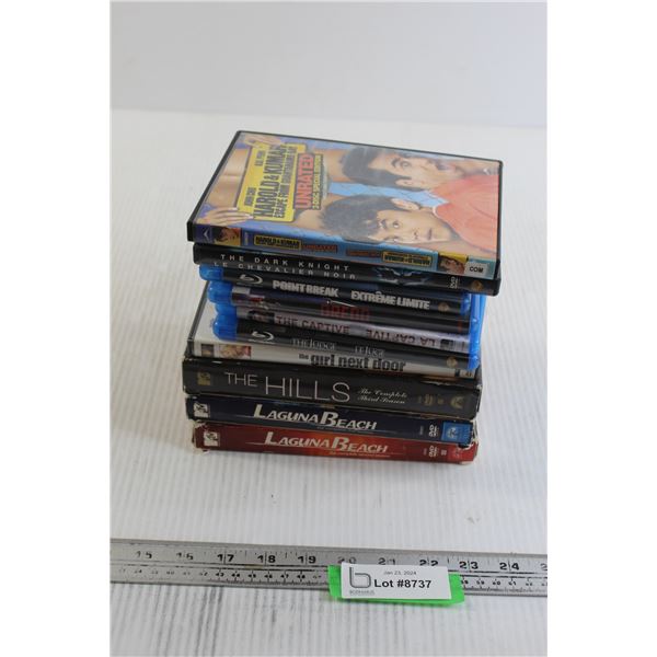 (10) DVDs - Harold & Kumar, Laguna Beach