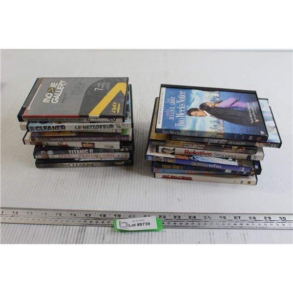 (16) DVDs - Young Guns II, Titanic II