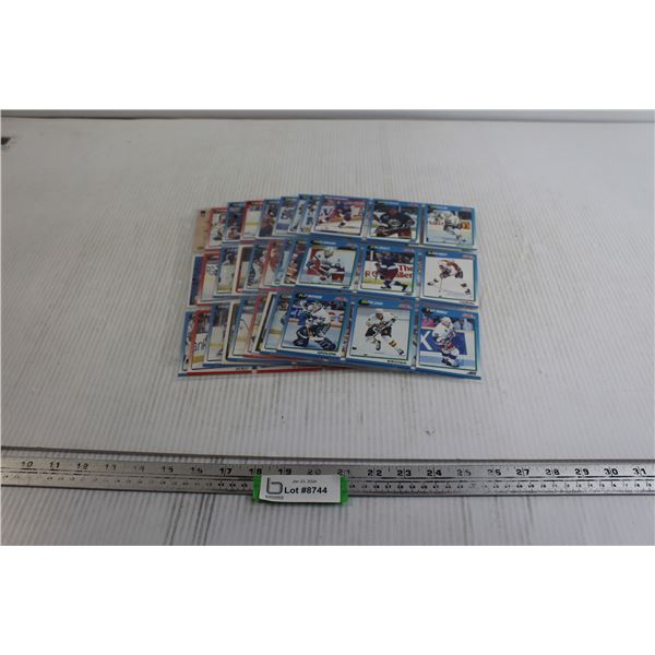 (9) Pages Hockey Cards