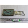 Image 1 : Canadian 1973 $1 Bill, Cigarette Tin