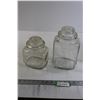 Image 1 : (2) Glass Canister Jars
