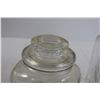 Image 2 : (2) Glass Canister Jars